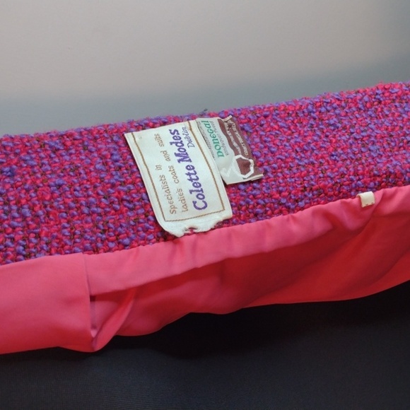 VTG Colette Modes Wool Confetti Boucle Blazer Size 12 - Picture 6 of 8